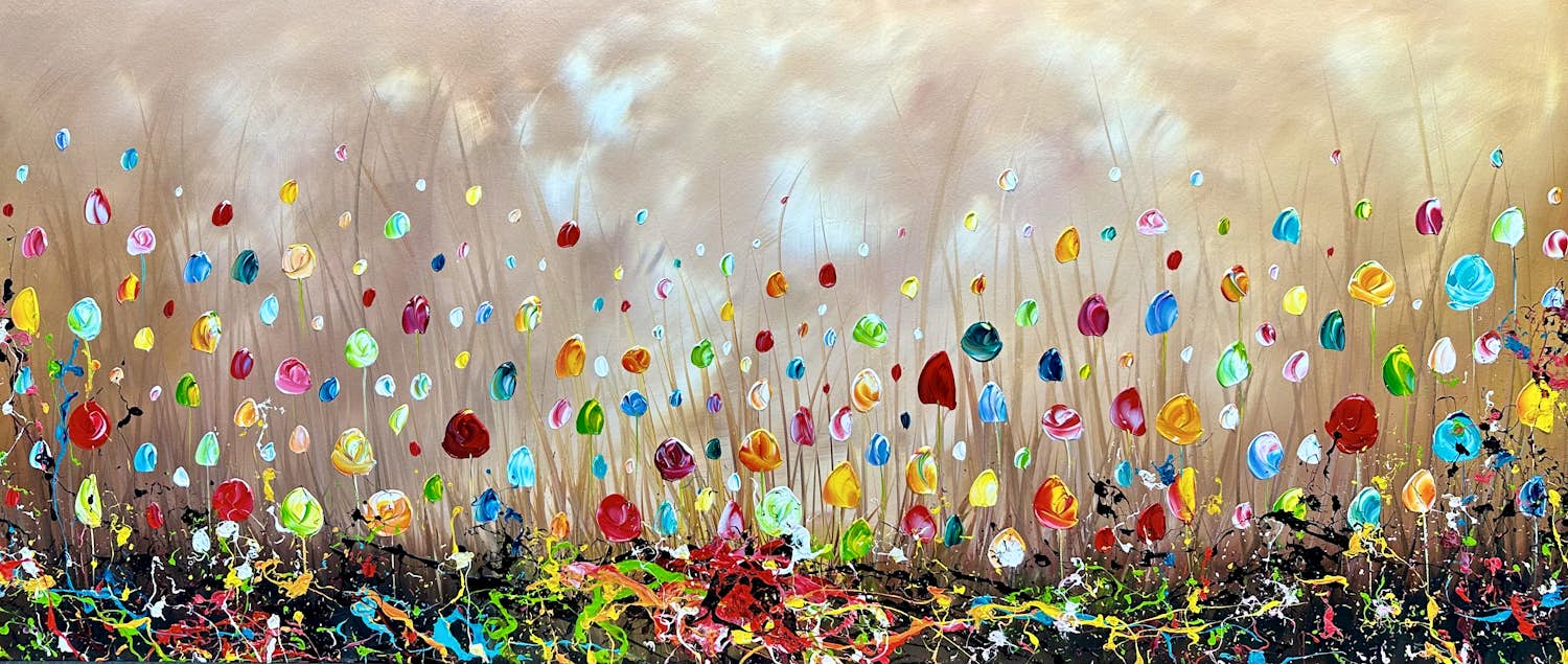 Gena - Colorful Flowers kopen? Bied vanaf 300!