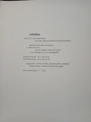 Luc Hoenraet - COLOFON RED/BLACK kopen? Bied vanaf 280!