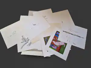 Melle Oldeboerrigter - het complete door van Oorschot in 1968 uitgeven portfolio MELLE 60! verkauft für € 68!