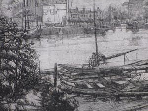 Toon Pluymers - Haven van Middelburg - Ets kopen? Bied vanaf 1!