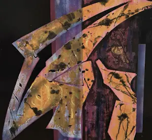 Jan te Wierik - Abstracte compositie kopen? Bied vanaf 395!