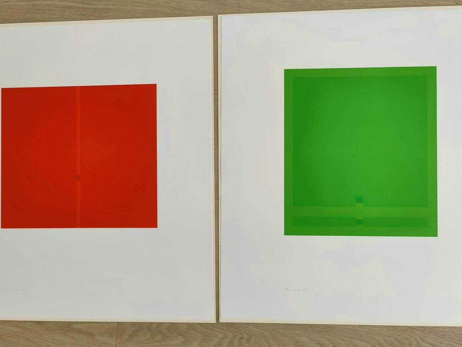 Antonio Calderara - map met 2 drukken t.g.v. 70e verjaardag verkocht voor € 240!