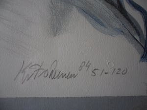 Kees van Bohemen - Zeefdruk, De panter - Ingelijst kopen? Bied vanaf 275!