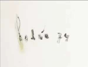 Mark Polee - Gemengde techniek op doek, Bergtop - Ingelijst (Groot) kopen? Bied vanaf 50!