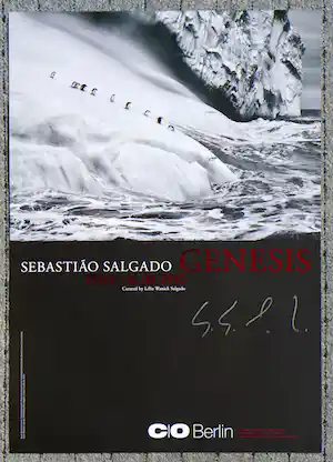 Sebastiao Salgado - Signiertes Ausstellungs-Plakat Genesis C/O Berlin vendu pour 150€ !