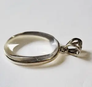 Natuurlijke zuivere kristallen edelsteen hanger 925 sterling zilveren kopen? Bied vanaf 50!