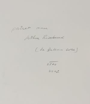 Peter Otto - Aquarel, Portret van Arthur Rimbaud (Le bateau ivre) kopen? Bied vanaf 350!