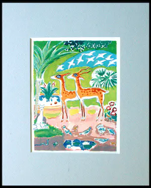 Kees van Dongen - Houtgravure 1955- Le matin du onzième jour - 1001 nacht Bijzondere Uitgaves kopen? Bied vanaf 50!