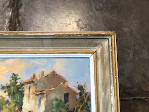 Niet of onleesbaar gesigneerd - Huis op heuvel. kopen? Bied vanaf 1!