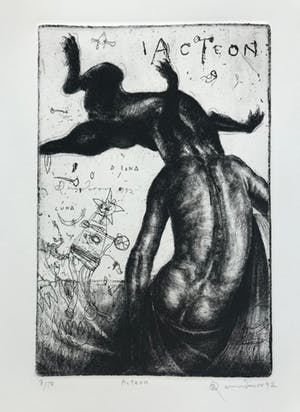 Robert Dandarov - 2 etsen - 1992 - Gesigneerd - 7/50 en AP kopen? Bied vanaf 55!