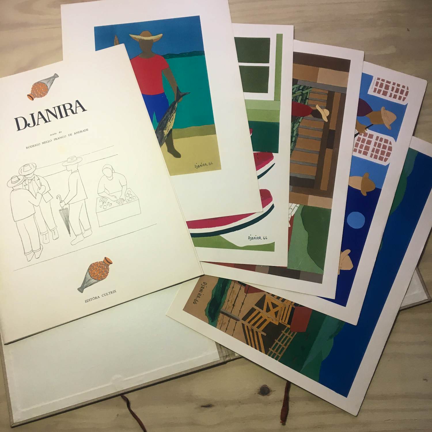 Buy Djanira da Motta e Silva - Genummerde map met 5 zeefdrukken? Bid from 350!