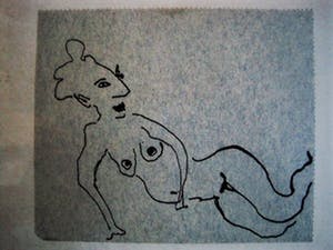 Niet of onleesbaar gesigneerd - Twee originele Inkttekeningen "vrouwelijke naakten" gesigneerd Nicolien kopen? Bied vanaf 1!