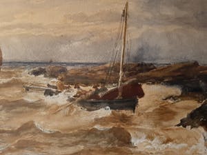 Alexander Ballingall - Stormy weather, Crossing the Bar-Largo kopen? Bied vanaf 125!