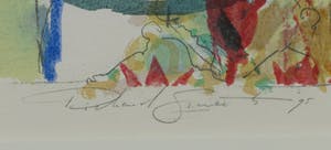 Richard Smeets - Zeefdruk, Z.T. Uit de serie Denkend aan Holland - Ingelijst kopen? Bied vanaf 20!