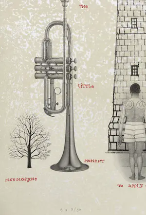 Kars Persoon - litho en zeefdruk ‘The Second of Two’ - 1994 kopen? Bied vanaf 50!