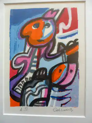 Jan Cobbaert - Zeefdruk, Zonder titel X - Ingelijs vendu pour 280€ !