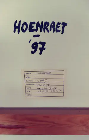 Luc Hoenraet - geen titel, kopen? Bied vanaf 400!