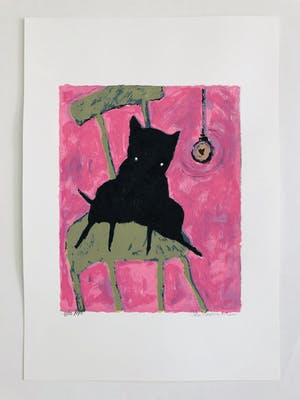 Peter Bastiaanssen - Hondje op stoel I kopen? Bied vanaf 45!