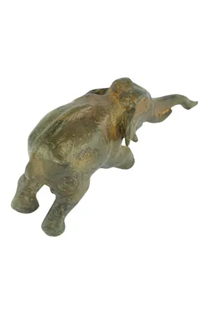 Pierre Chenet - Snuffelende Olifant - massief brons kopen? Bied vanaf 95!