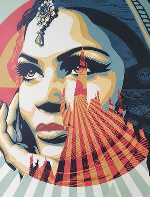 Shepard Fairey - Target Exceptions - gesigneerd kopen? Bied vanaf 1!