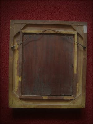 Niet of onleesbaar gesigneerd - Antiek 19e Eeuws olieverf portret van oudere Dame - met monogram kopen? Bied vanaf 10!