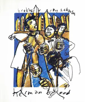 AcheterHerman Brood - Kleurenoffset-litho RAY CHARLES uit 1993? Enchérissez de 59!