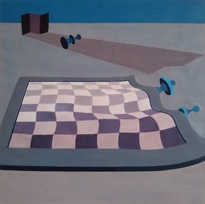 Kees Wuisman - Surrealistisch schaakbord kopen? Bied vanaf 50!