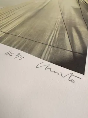 Christo - Le Pont Neuf Empaquete, PARIS, 1991 (Schellmann, 159) signed + textile kopen? Bied vanaf 300!