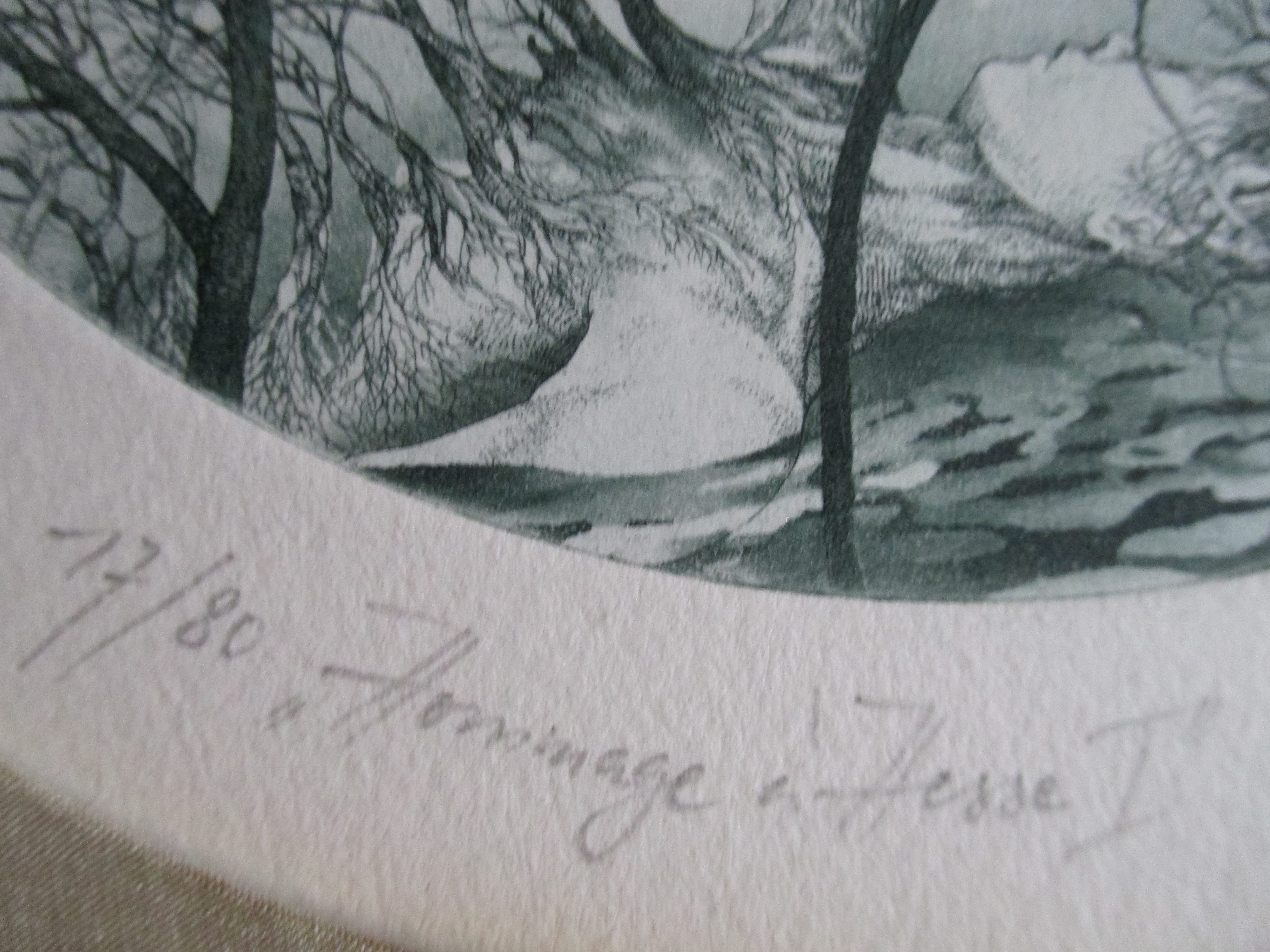 Christian Mischke - ets "Hommage à Hesse I" kopen? Bied vanaf 35!