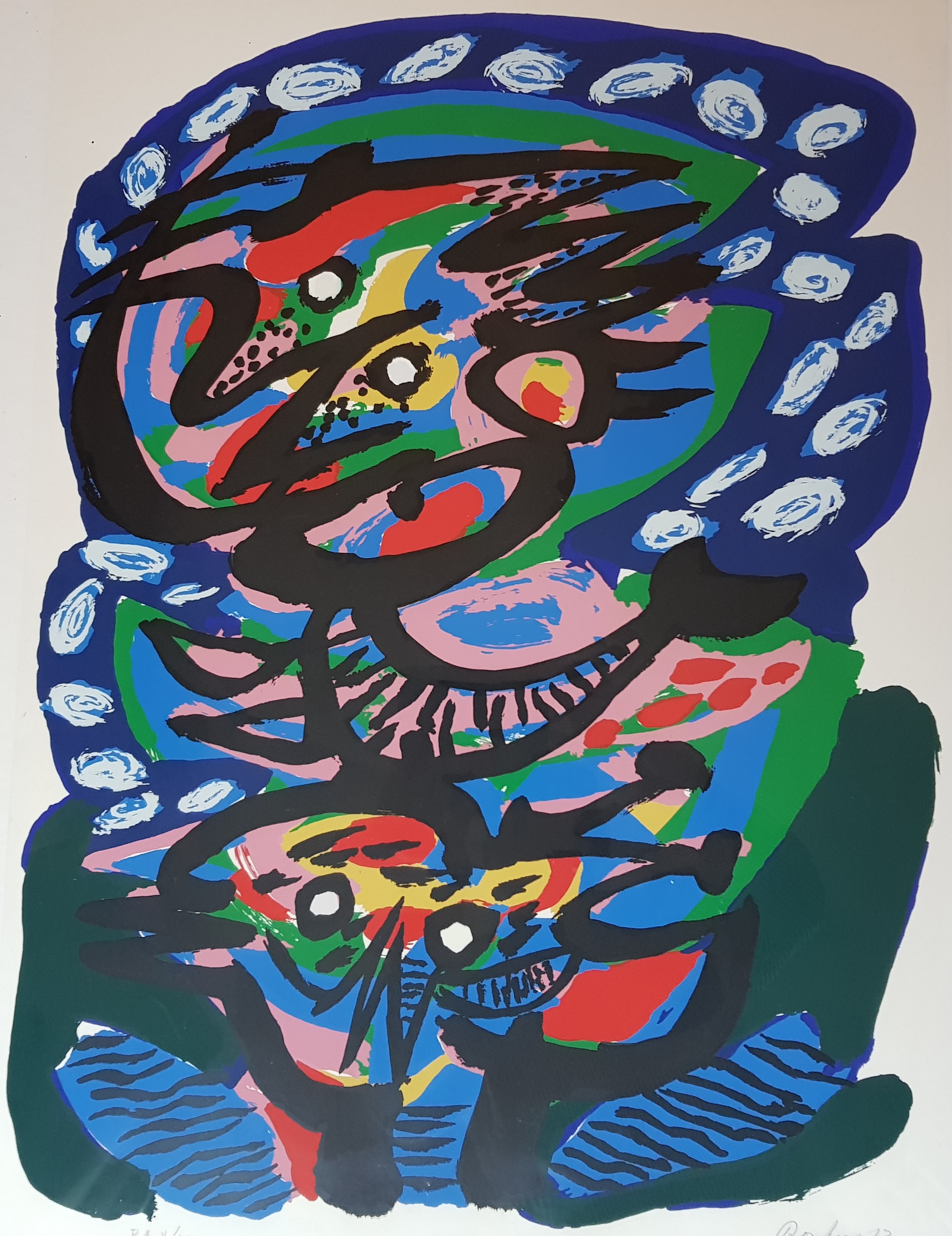 Anton Rooskens - Litho P^V/XXX, gesigneerd en 1973 (ingelijst) kopen? Bied vanaf 395!