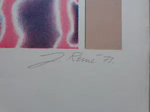 Jörg Remé - FIGUUR / KLEURLITHO / 66x50cm / SIG / 1973 / PRENT190 kopen? Bied vanaf 25!