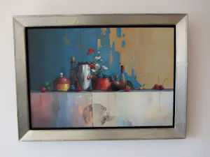 Evert Dijkstra - Stilleven, olieverf op paneel, mooi ingelijst kopen? Bied vanaf 700!