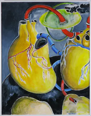 Sophie Mellema - Acryl op paneel, Leven en dood serie - Ingelijst (Groot) kopen? Bied vanaf 200!