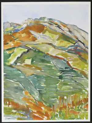 Joe Wols - Lot van vier gouaches/aquarel, Kleurrijke landschappen kopen? Bied vanaf 1!