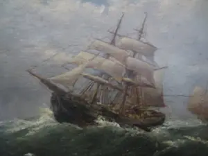 Pieter Cornelis Dommersen - (1834-1912) Zeegezicht kopen? Bied vanaf 600!