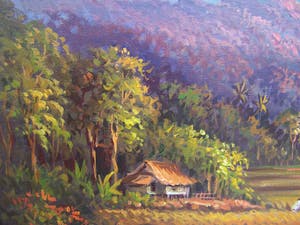 Niet of onleesbaar gesigneerd - Indisch Landschap kopen? Bied vanaf 10!