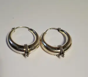 nieuwe 25 sterling zilveren handgemaakte vintage etnische  oorbellen kopen? Bied vanaf 55!