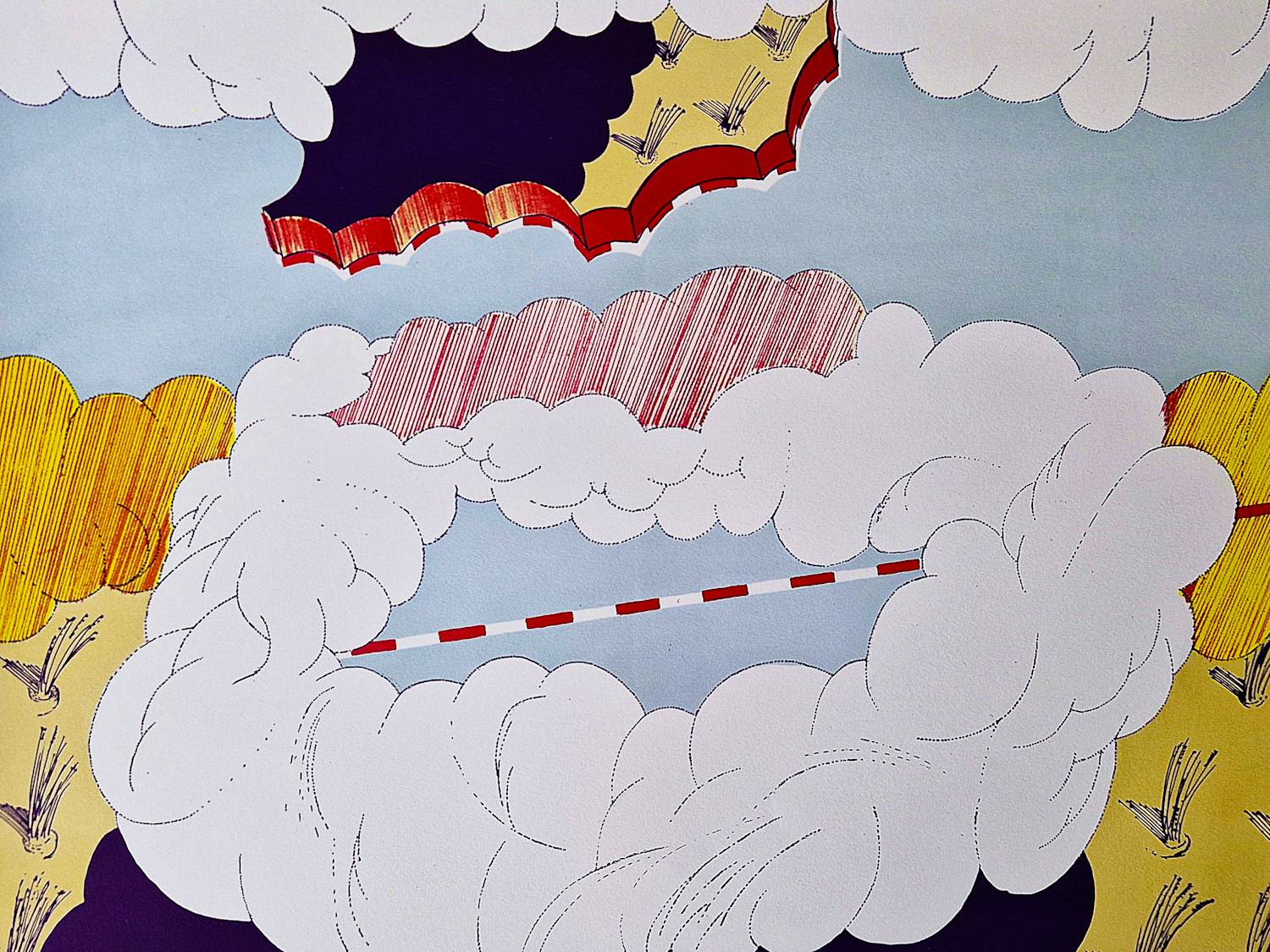 Hannes Postma - Grote kleuren Ets -1964 - Land-Escape - bep. oplage (75) - potloodgesigneerd kopen? Bied vanaf 49!