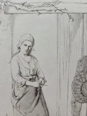 Jozef Israëls - Meisje. Portret. kopen? Bied vanaf 20!