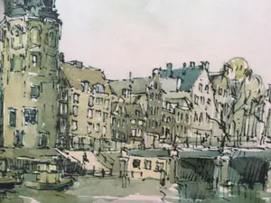 Jan Korthals - Oudeschans met Montelbaanstoren kopen? Bied vanaf 69!