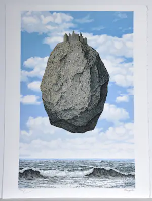 Rene Magritte - (naar), Le Château des Pyrenées, Lithografie, 77,5x57,5 cm kopen? Bied vanaf 550!