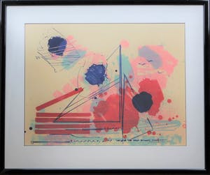 Sam Middleton - zeefdruk op papier (E/A) - "zeilboot" kopen? Bied vanaf 125!