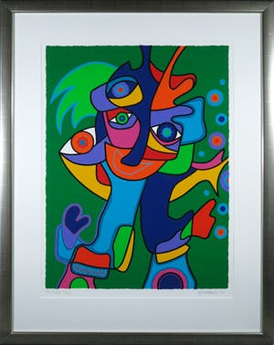 Marianne Naerebout - Zeefdruk, Enjoy, Enjoy - Ingelijst (Groot) kopen? Bied vanaf 50!