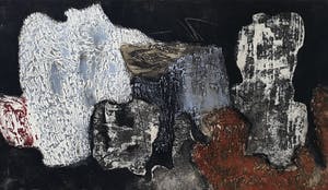 Ru van Rossem - Primordial landscape, aquatint ets met reliëfdruk kopen? Bied vanaf 75!