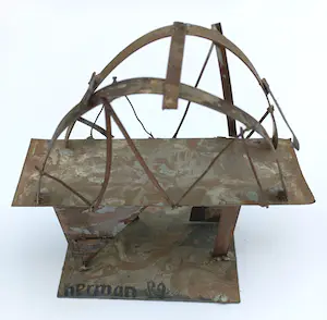 Herman den Brinker - Brug, object van gesoldeerd blik en draad kopen? Bied vanaf 1!