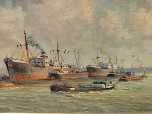 Evert Moll - de Rotterdamse haven kopen? Bied vanaf 500!