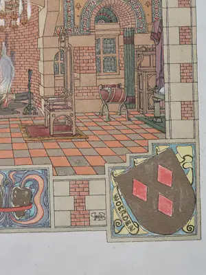 Hendrik Petrus Berlage - Decorontwerp voor Gijsbreght van Aemstel, 1893 kopen? Bied vanaf 65!