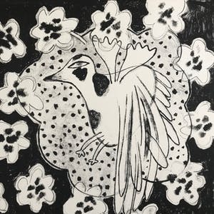 Corneille - Mooie litho in zwart-wit - Beperkte oplage - met certificaat kopen? Bied vanaf 185!