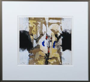 Hans Vanhorck - Zeefdruk, Zonder titel - Ingelijst kopen? Bied vanaf 1!