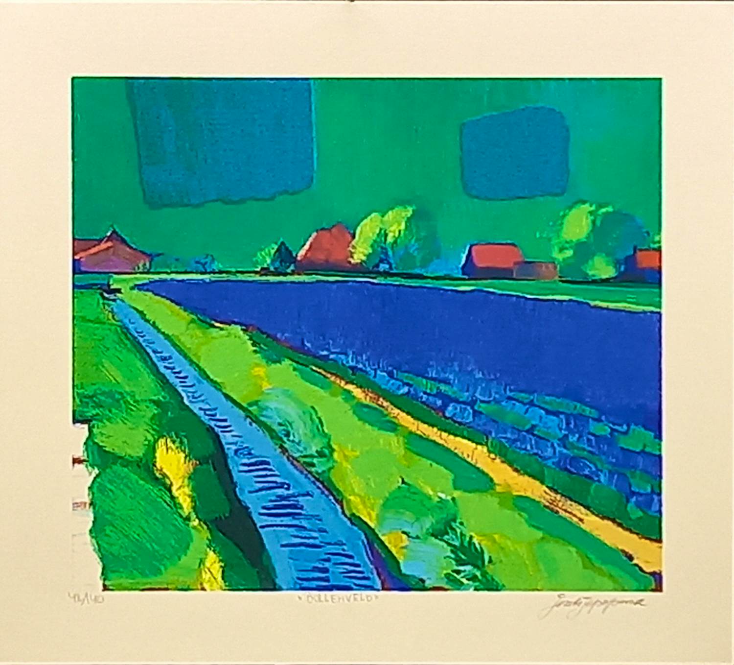 Jentsje Popma - Bollenveld verkocht voor € 100!